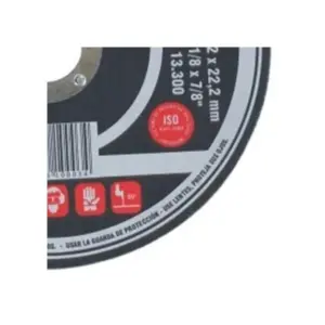 Disco Corte Ferro 4.1/2x1/8x7/8" 2 Telas - Icder - Imagem 5