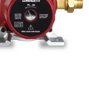 Pressurizador de água Vermelho e Preto Pl20 20mca 220v - Lorenzetti - Imagem 5