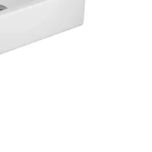 Cuba de Apoio Retangular com Mesa Branco 315 X 350 X 135mm - Imagem 5