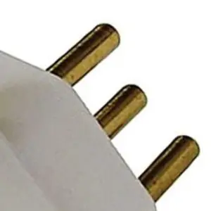 Plugue Macho 2p Corpo Chato Cinza 10a - Pial - Imagem 3