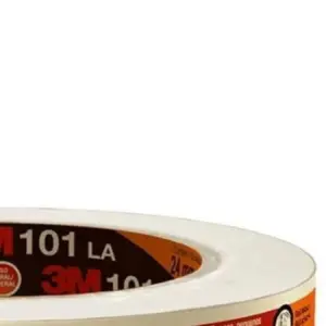Fita Crepe 3m Uso Geral 101la 24mm X 50m com 5 Peças - Imagem 3