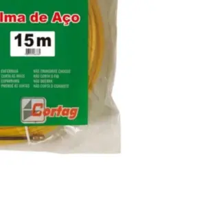 Passador de Fios Alma Aço 15 M Emb, Plástica Cortag Amarelo - Imagem 5