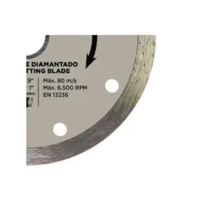 Disco de Corte Diamantado Contínuo 230mm - Cortag - Imagem 5