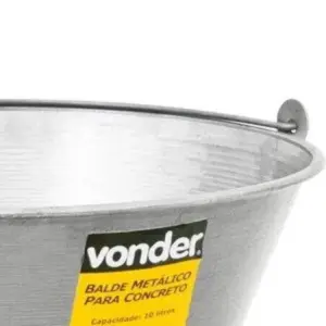 Balde Metálico para Concreto 10l - Vonder - Imagem 3