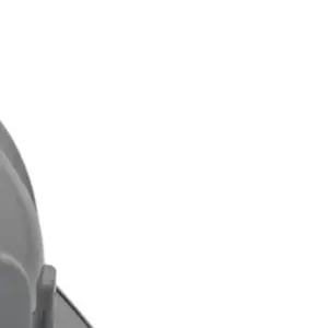 Capacete Segurança Aba Frontal Cinza - Plastcor - Imagem 3