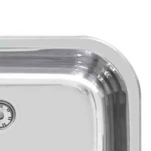 Tanque de Encaixe 30l em Aço Inox Polido Tramontina Hera 50 X 40cm - Imagem 3