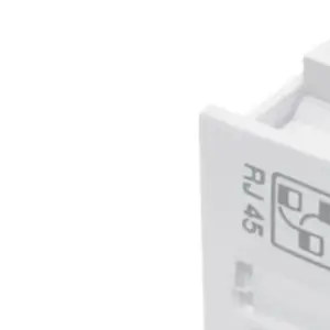 Módulo Tomada Rede de Infomática Rj45 Habitat 8 Vias Branco - Imagem 2