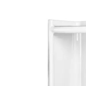Porta Shampoo de Pvc Cantoneira Parede para Banheiro Branco - Herc - Imagem 2