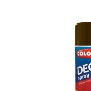 Tinta Spray Decor Marrom Café 360ml - Colorgin - Imagem 2