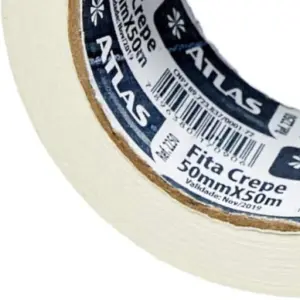 Fita Crepe 50mm X 50m, Pincéis Atlas, 2250 - Imagem 4