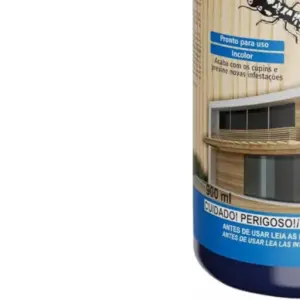 Jimo Cupim Base água Eficaz Contra Cupim e Brocas Tratamento Preventivo e Curativo da Madeira Seca em Ambientes Internos e Externos 900ml - Imagem 4