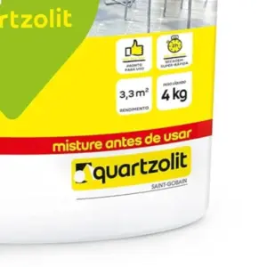 Super Manta Liquida Branca Quartzolit 4kg - Imagem 5