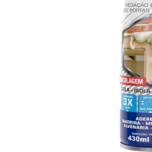 Espuma Expansiva de Poliuretano Pu 430 Ml (280 G) Mundial Prime – Uso Doméstico e Bricolagem | Vedação, Fixação e Preenchimento - Imagem 4