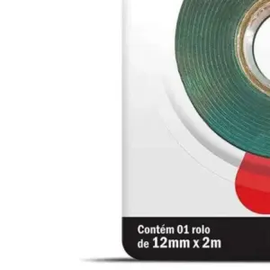 Fita Dupla Face Adermax Acril Xt100/s 12mm X 2m Blister - Imagem 4