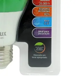 Foxlux Lâmpada Led Bulbo 7w Verde Bivolt - Imagem 5