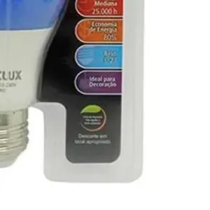 Lâmpada Led Bulbo Azul 7w 25.000h Foxlux - Foxlux - Imagem 5