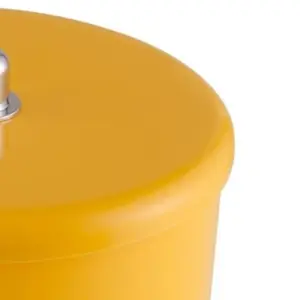 Cesto Multiuso com Tampa ø20x25cm Amarelo - Imagem 3