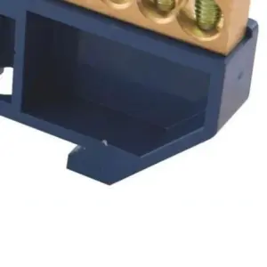 Barramento Terra Din 10 Ligações com Suporte Azul - Tramontina - Imagem 5