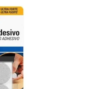 Feltro Adesivo Redondo 20mm com 24 Unidades Branco - Imagem 3