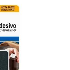 Feltro Adesivo Quadrado 30mm com 12 Unidades Preto - Imagem 3
