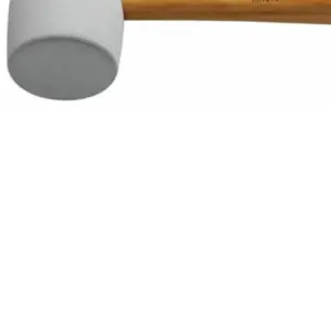 Martelo de Borracha 450g com Cabo de Madeira Modelo Americano - Tramontina - Imagem 4
