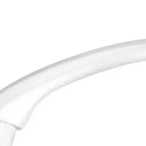Torneira para Cozinha de Parede em Plástico Bica Móvel Horizontal Cross Branco - Imagem 2