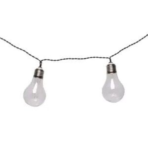 Cordão Luminoso Led 10 Lâmpadas Bulbo 100-240v 3000k