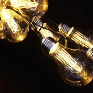 Cordão Luminoso Led 10 Lâmpadas Bulbo 100-240v 3000k - Imagem 7