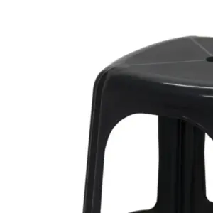 Banqueta em Polipropileno Preto Tramontina Niterói Basic - Tramontina - Imagem 2