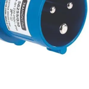 Plugue Móvel Industrial 2p+t 16 a 220-250 Vca 6 H - Tramontina - Imagem 5