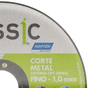 Disco de Corte Classic - 115x1,0x22,23mm - Norton - Imagem 3