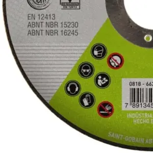 Disco de Corte Classic - 115x1,0x22,23mm - Norton - Imagem 4