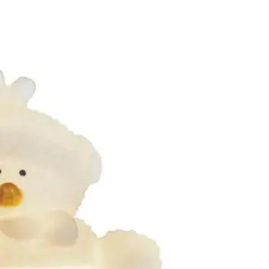 Enfeite Natalino Floquinho Boneco de Neve Led Pilha . - Imagem 3