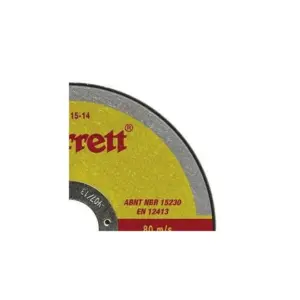 Disco Corte Starrett Aço Carb/inox 115x1,0x22,2mm com 5 Peçass - Imagem 3
