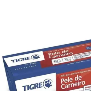 Rolo de Lã Pele Carn Tigre 1320 23cm Sem C - Imagem 2