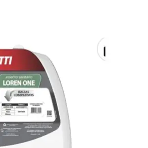 Assento Sanitário Loren One Branco de Polipropileno Lorenzetti - Imagem 3