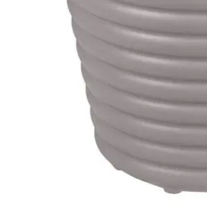 Cachepô Vaso Mimmo em Plástico Cinza 5,5 L - Tramontina - Imagem 4