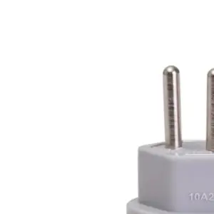 Plugue 2p+t 10a/250v Branco - Imagem 2