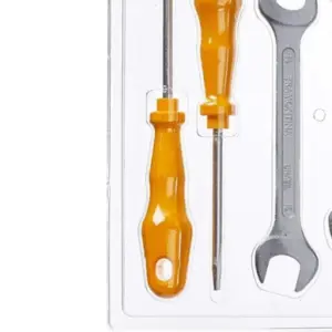 Kit Ferramentas 7 Peças Contem 1 Alicate, 2 Chaves de Fenda, 3 Chaves Fixas e 1 Estilete Tramontina 43409103 - Imagem 4