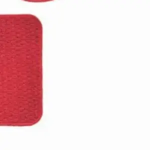 Kit de Tapetes Slim 3 Peças em Polipropileno para área Seca Bordô - Imagem 5