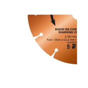 Disco de Corte Diamantado Supermetal 180mm - Cortag - Imagem 4