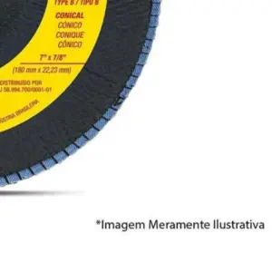 Disco Flap Starrett 4.1/2" G040 - Imagem 5