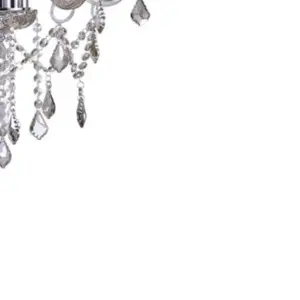 Lustre de Cristal Taschibra Glam Conhaque 5xe14 - Imagem 5