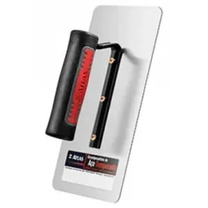 Desempenadeira de Aço Lisa com Cantos Arredondados 26 X 12cm - Atlas