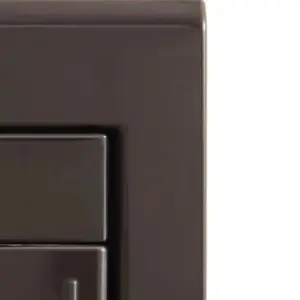 Conjunto 4x2 com 1 Interruptor Simples 10 a 250 V Tramontina Liz Grafite Tramontina - Imagem 3