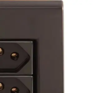 Conjunto 4x2 com 3 Tomadas 2p+t 10 a 250 V Tramontina Liz Grafite Tramontina - Imagem 3