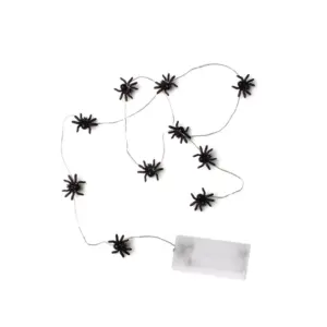 Cordão Halloween Taschibra Led 10 Aranhas 2xaa .