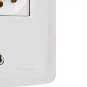 Conjunto 4x2 com 1 Tomada 2p+t Lux2 10a 250v Branco - Tramontina - Imagem 5