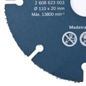 Lâmina Serra Circular Multiuso 110 X 20mm para Serra Mármore - Bosch - Imagem 4