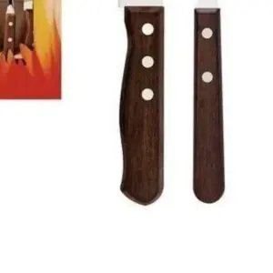 Jogo para Churrasco Tramontina Dynamic Jumbo em Aço Inox e Cabos de Madeira Natural 12 Peças - Imagem 5